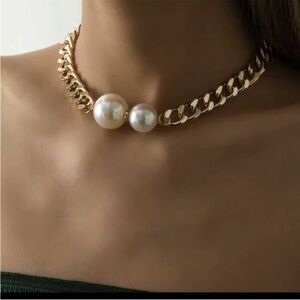 Celeste Pearl Luxe Choker Necklace